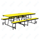 NPS Rectangle Mobile Cafeteria Table - 30