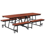 NPS Rectangle Mobile Cafeteria Table - 30