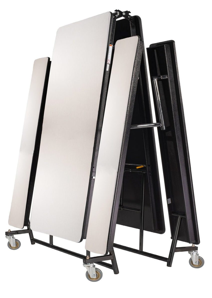 NPS Rectangle Mobile Cafeteria Table - 30" W x 8' L x 25" - Seats 8-12 (NPS-MTFB8-XX-25) - SchoolOutlet