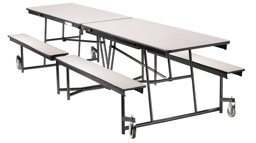 NPS Rectangle Mobile Cafeteria Table - 30" W x 8' L x 32" - Seats 8-12 (NPS-MTFB8-XX-32) - SchoolOutlet