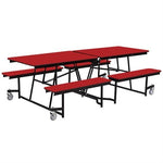 NPS Rectangle Mobile Cafeteria Table - 30