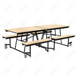 NPS Rectangle Mobile Cafeteria Table - 30