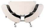 NPS Round Mobile Bench Unit Folding Cafeteria Table 60