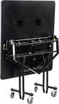 NPS EasyFold Mobile Cafeteria Square Folding Table - 48