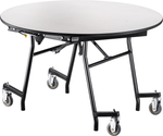 NPS EasyFold Mobile Cafeteria Round Folding Table - 48