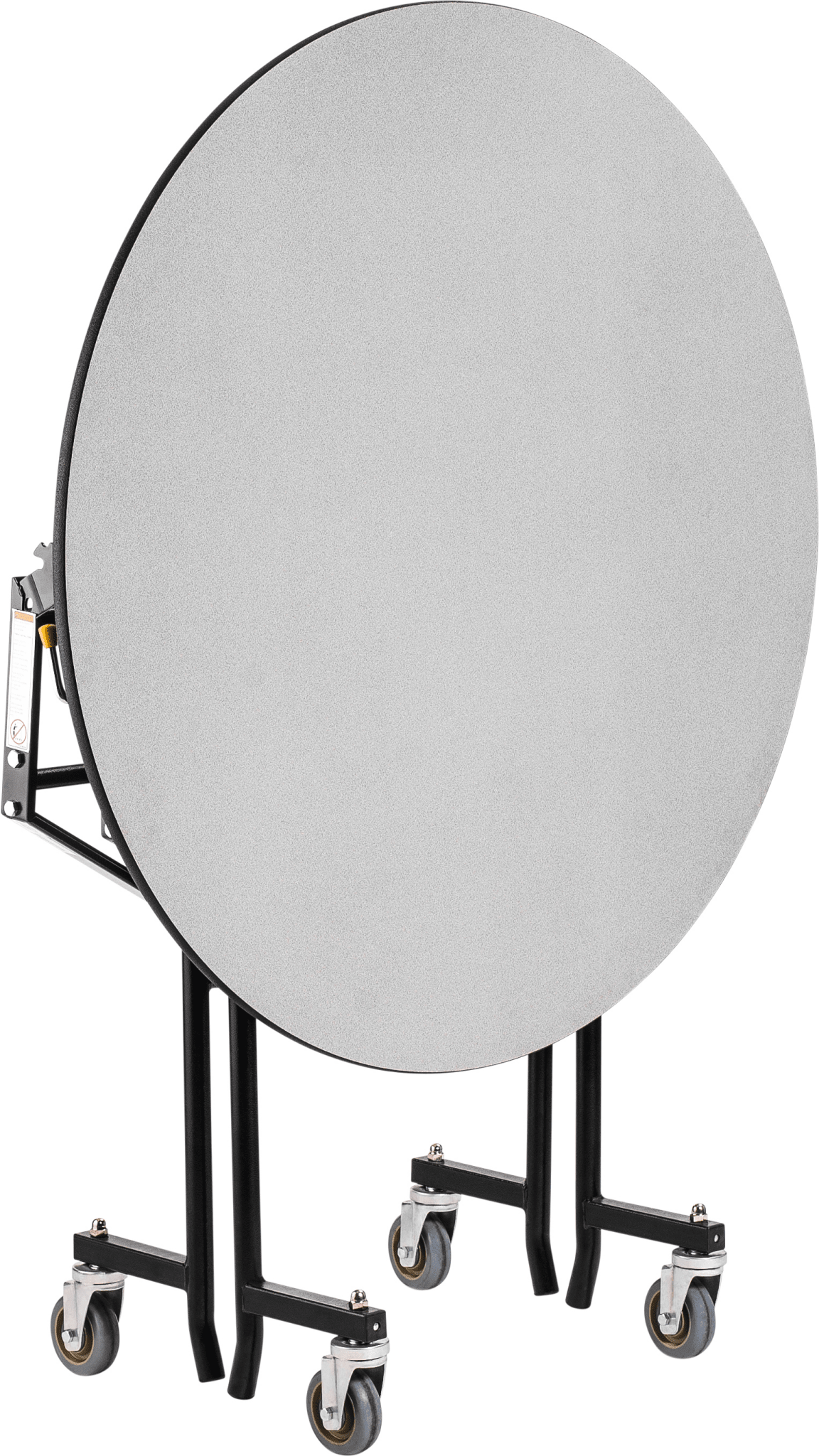NPS EasyFold Mobile Cafeteria Round Folding Table - 48"W x 48"L x 32"H (NPS-MTSSF-48R-XXX32) - SchoolOutlet