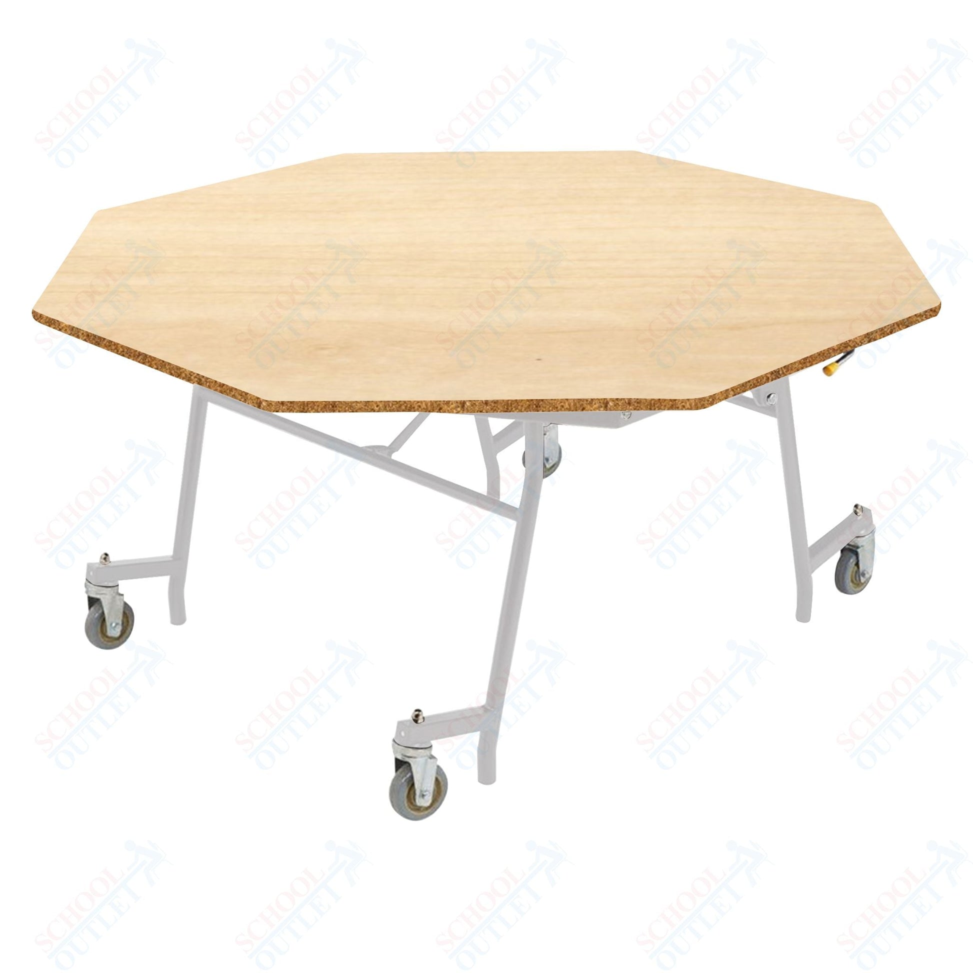 NPS EasyFold 60" Octagon Table (National Public Seating NPS - MTSSF - 60O) - SchoolOutlet