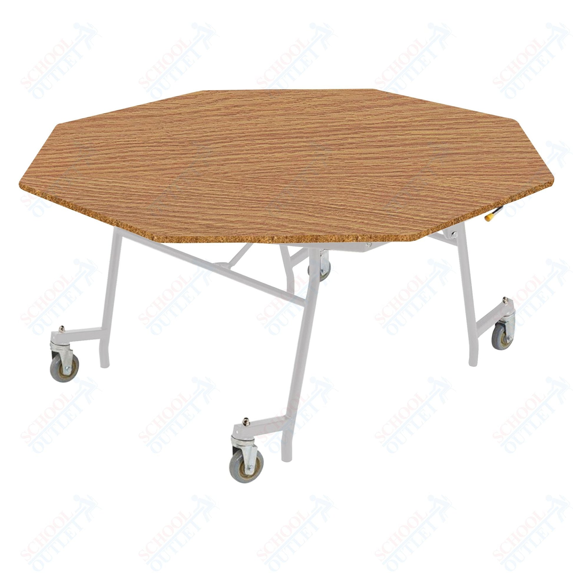 NPS EasyFold 60" Octagon Table (National Public Seating NPS - MTSSF - 60O) - SchoolOutlet