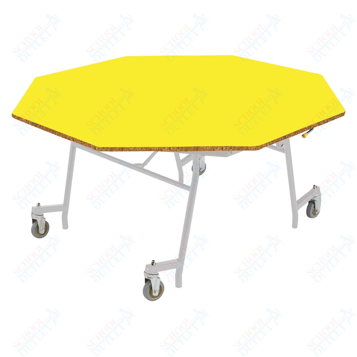 NPS EasyFold 60" Octagon Table (National Public Seating NPS - MTSSF - 60O) - SchoolOutlet