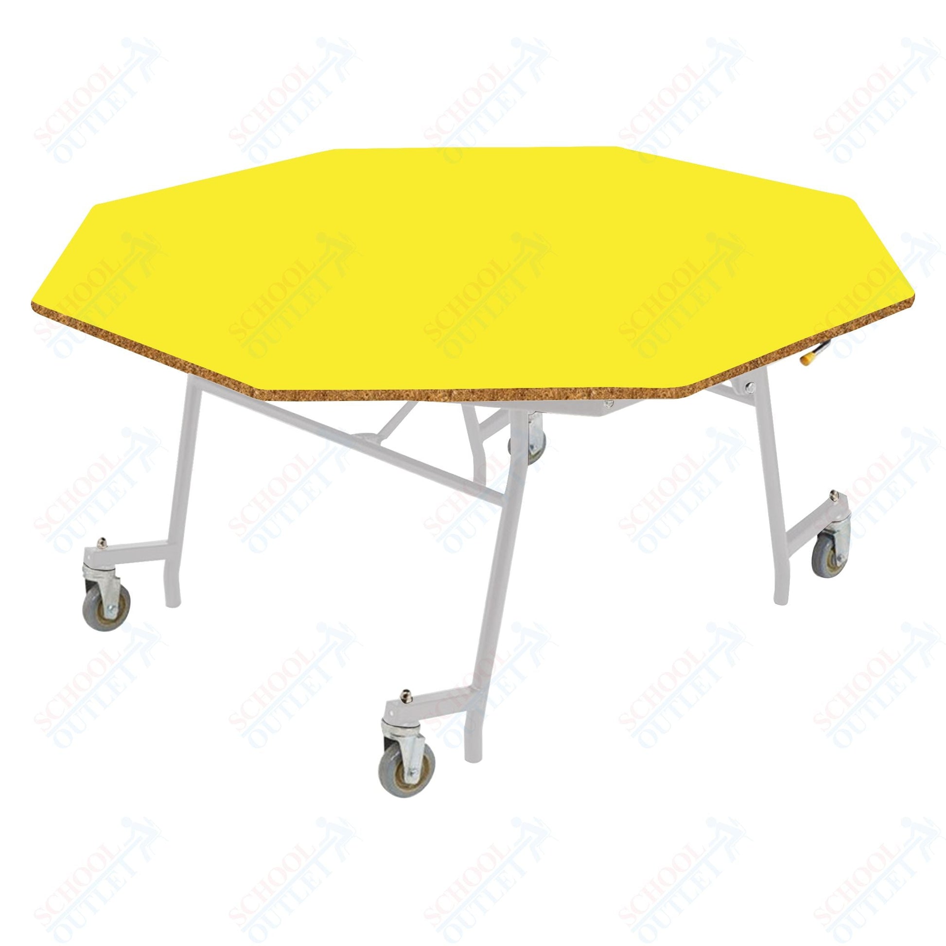 NPS EasyFold 60" Octagon Table (National Public Seating NPS - MTSSF - 60O) - SchoolOutlet