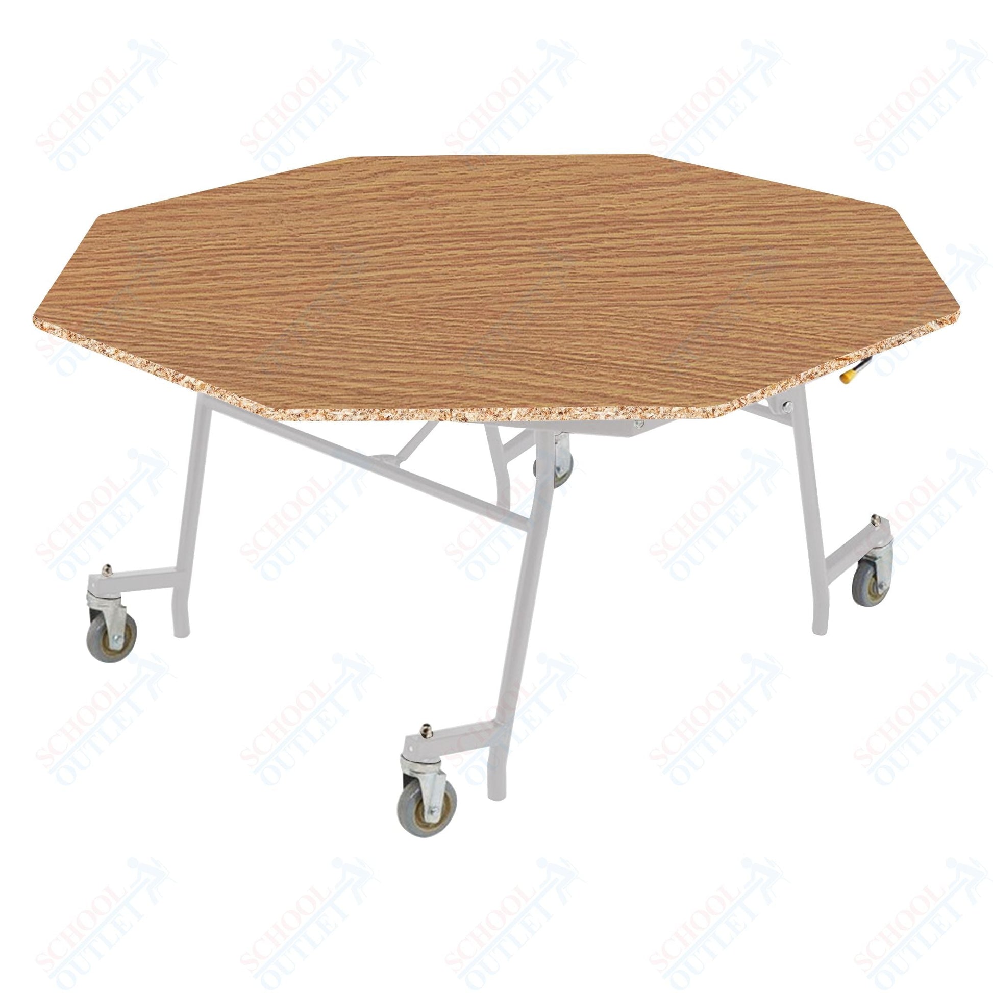 NPS EasyFold 60" Octagon Table (National Public Seating NPS - MTSSF - 60O) - SchoolOutlet
