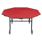 NPS EasyFold Mobile Cafeteria Octagon Folding Table - 60