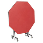 NPS EasyFold Mobile Cafeteria Octagon Folding Table - 60