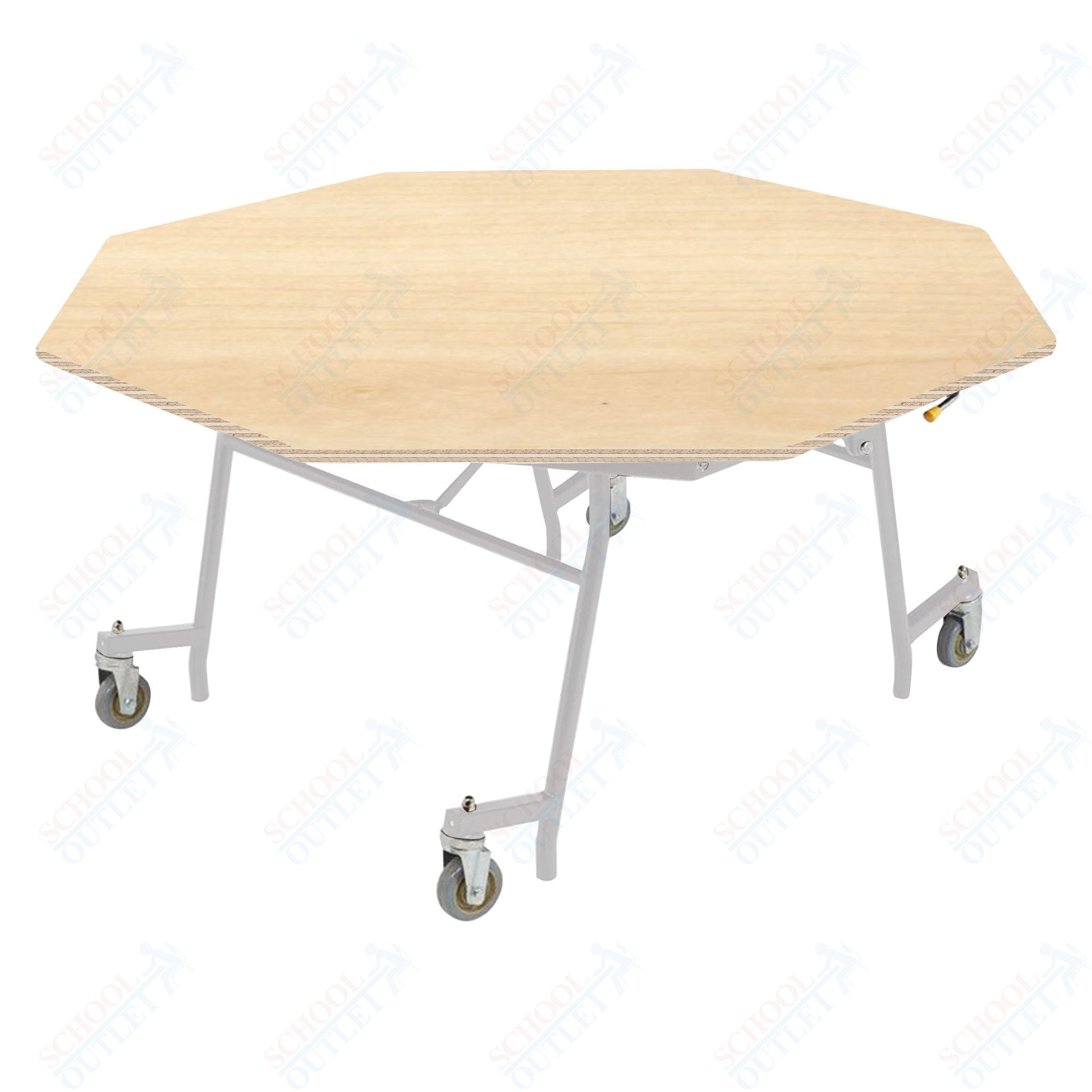 NPS EasyFold 60" Octagon Table (National Public Seating NPS - MTSSF - 60O) - SchoolOutlet
