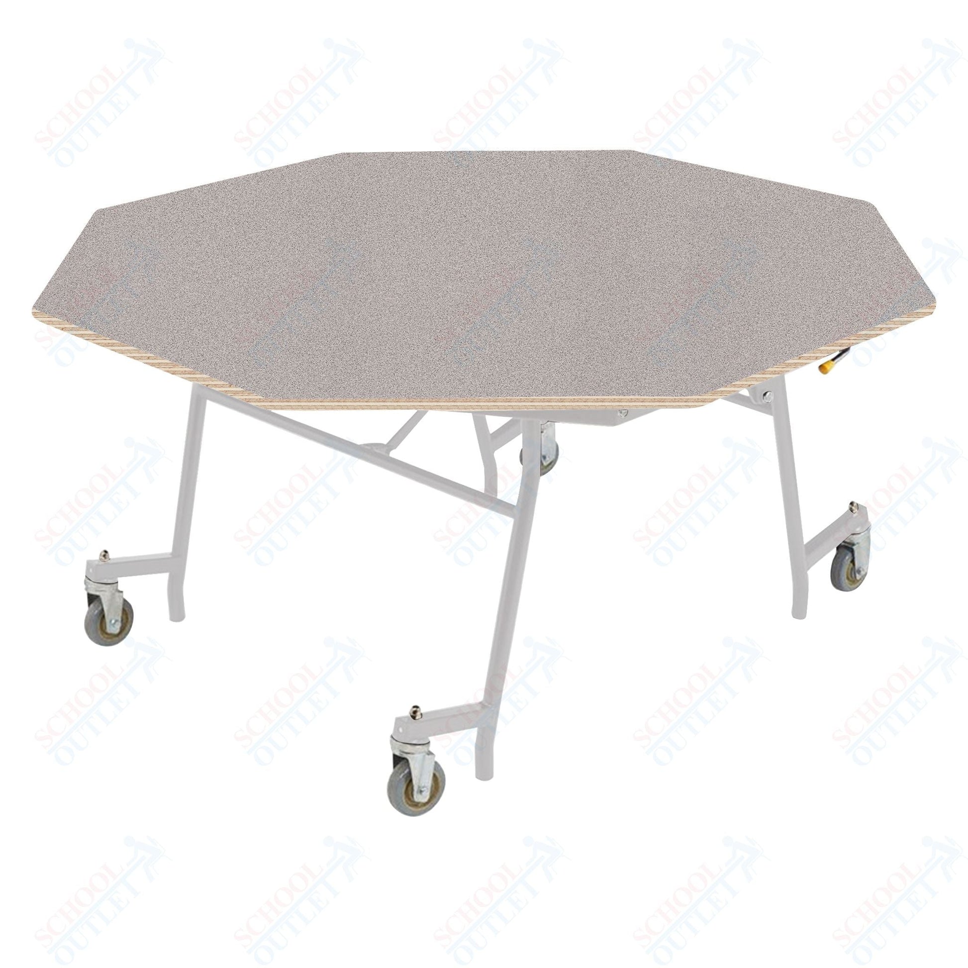 NPS EasyFold 60" Octagon Table (National Public Seating NPS - MTSSF - 60O) - SchoolOutlet