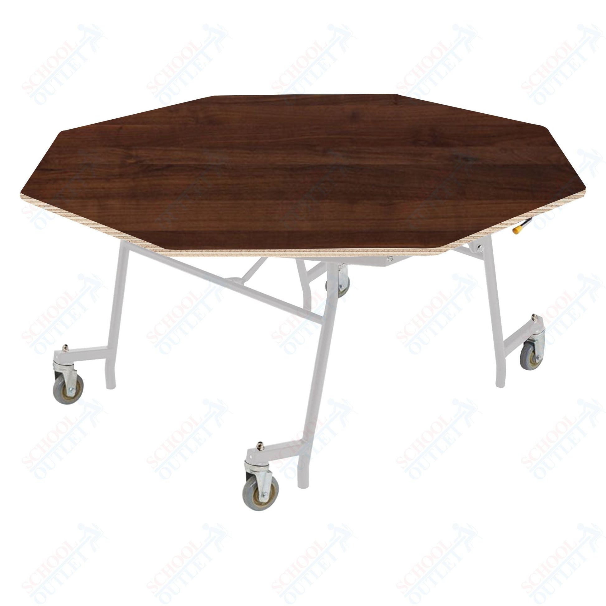 NPS EasyFold 60" Octagon Table (National Public Seating NPS - MTSSF - 60O) - SchoolOutlet