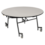 NPS EasyFold Mobile Cafeteria Round Folding Table - 60