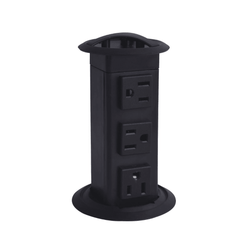 NPS Pull-Up Triple AC Grommet Power Dock 3" Diameter (NPS-PPDT10-3P)