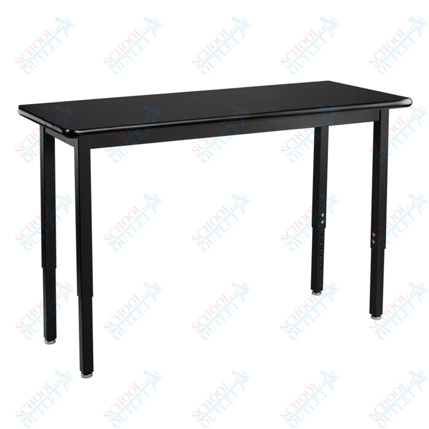 NPS Science Lab Table, 18" X 42", Steel Legs (National Public Seating NPS-SLT3-1842C) - SchoolOutlet