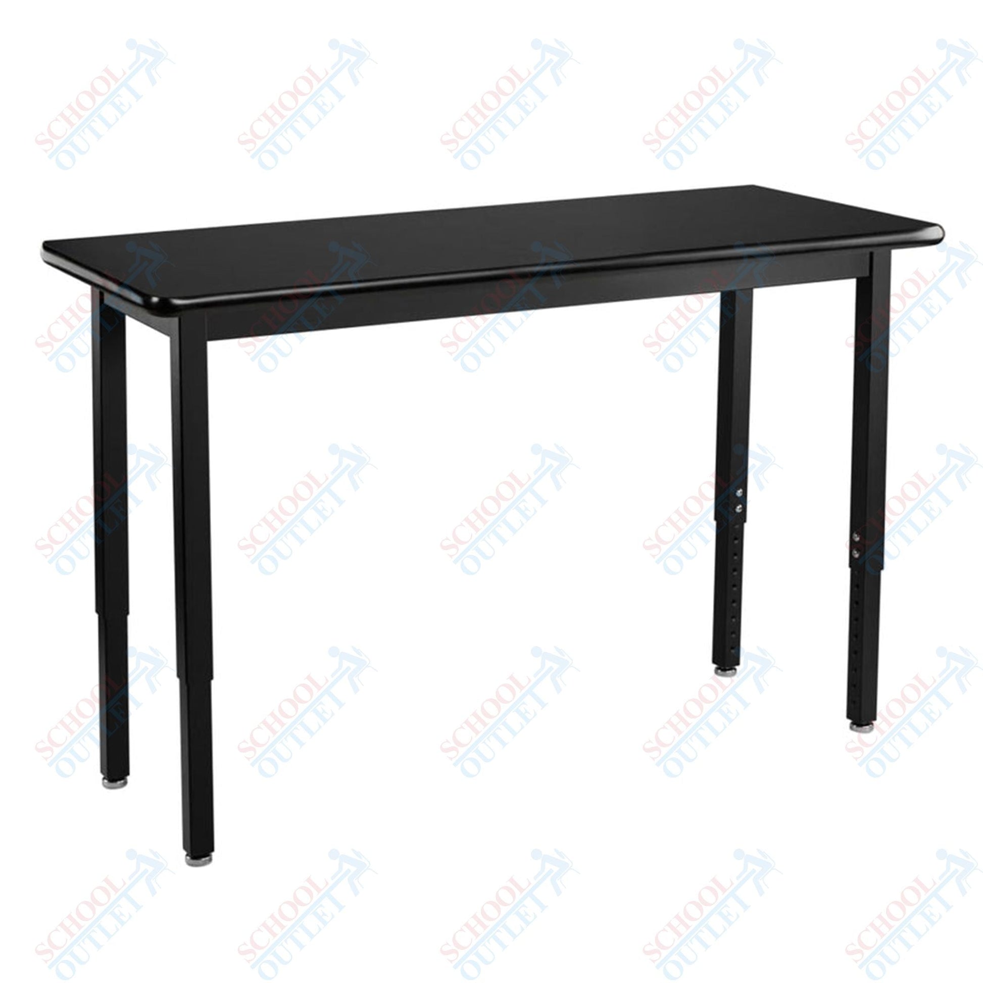 NPS Science Lab Table, 18" X 42", Steel Legs (National Public Seating NPS-SLT3-1842C) - SchoolOutlet