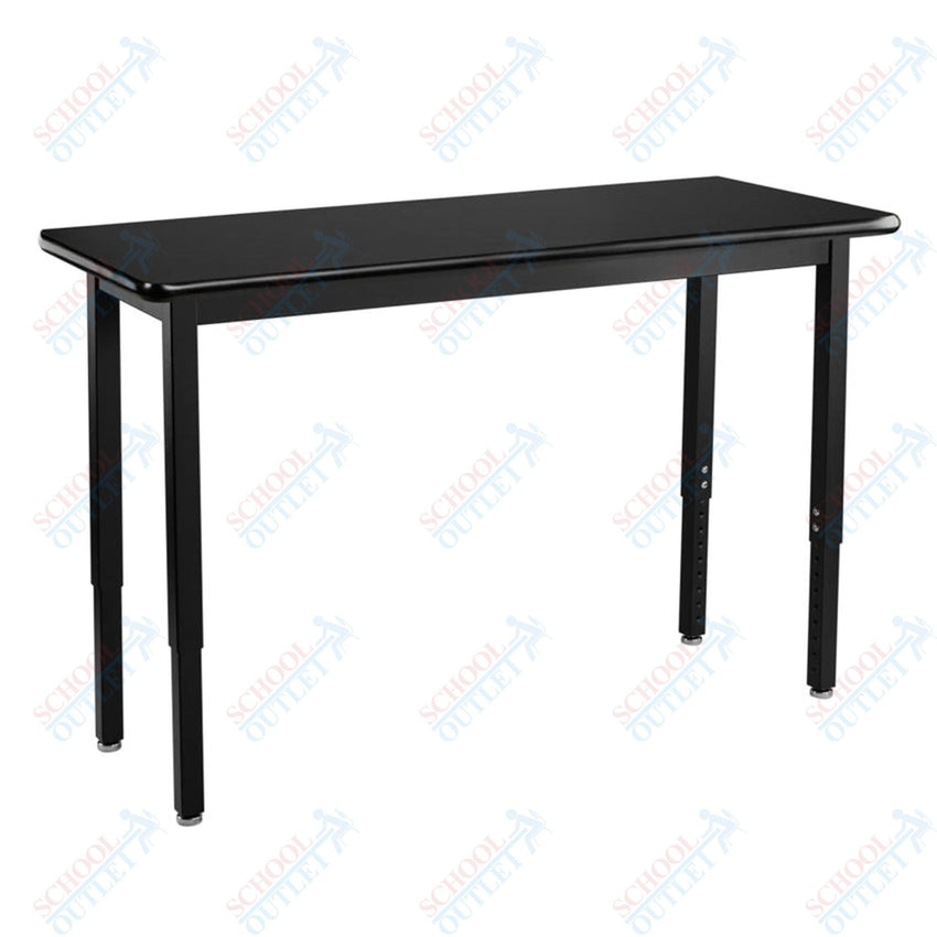 NPS Science Lab Table, 18" X 42", Steel Legs (National Public Seating NPS-SLT3-1842C) - SchoolOutlet