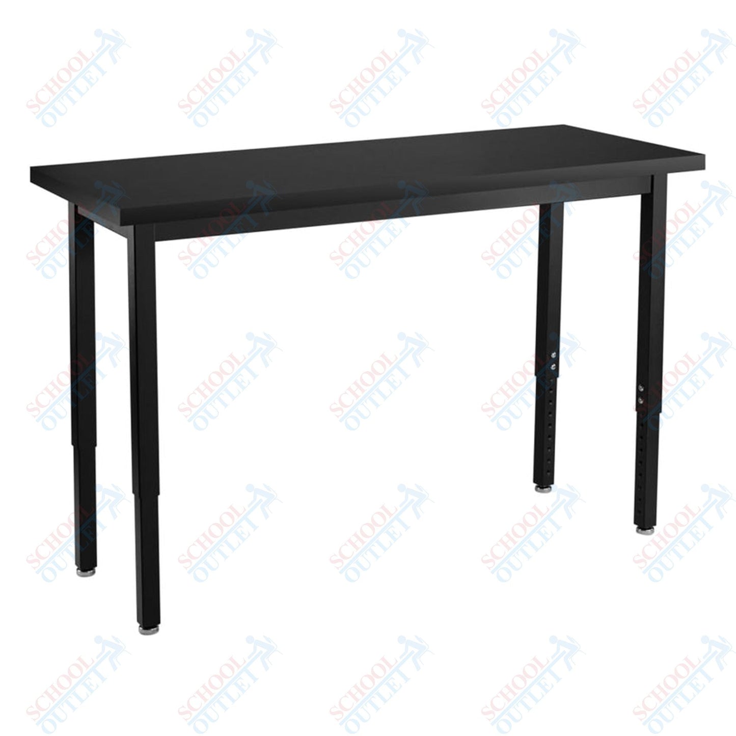 NPS Science Lab Table, 18" X 42", Steel Legs (National Public Seating NPS-SLT3-1842C) - SchoolOutlet