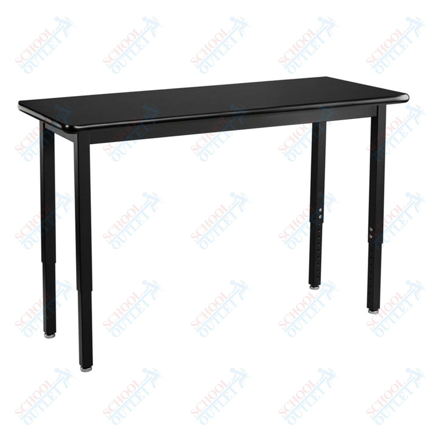 NPS Science Lab Table, 18" X 48", Steel Legs (National Public Seating NPS-SLT3-1848C) - SchoolOutlet