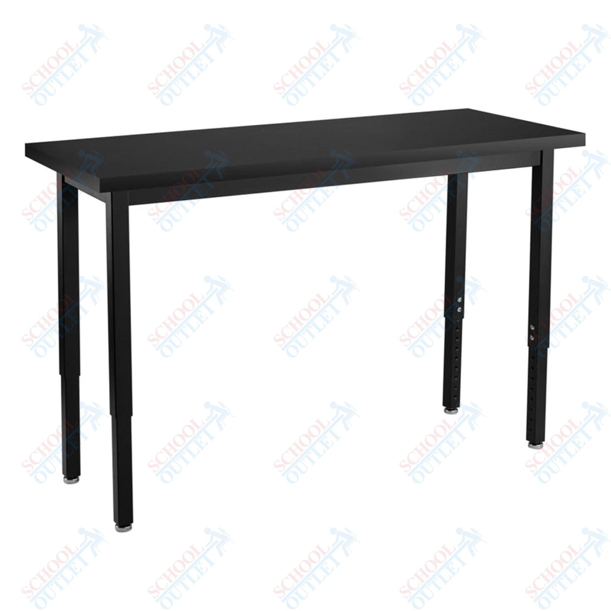 NPS Science Lab Table, 18" X 48", Steel Legs (National Public Seating NPS-SLT3-1848C) - SchoolOutlet