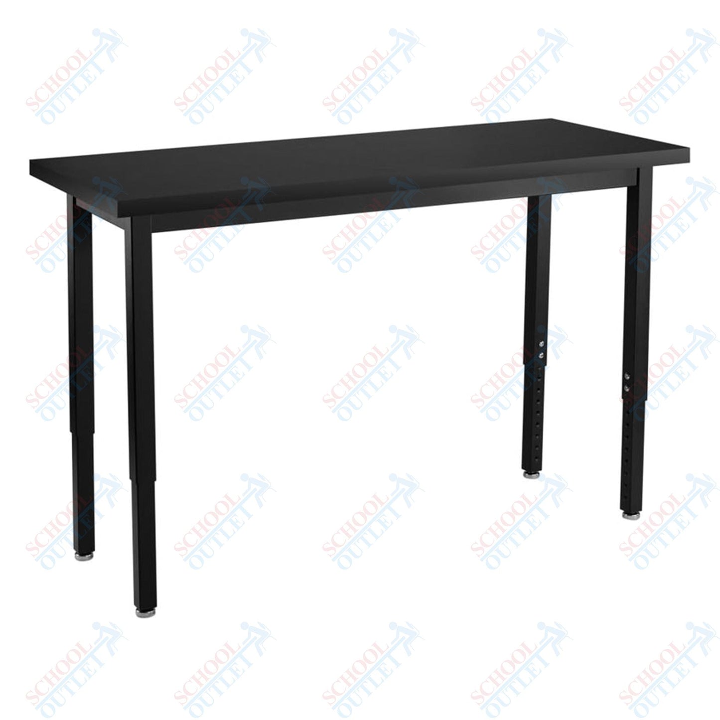 NPS Science Lab Table, 18" X 54", Steel Legs (National Public Seating NPS-SLT3-1854C) - SchoolOutlet