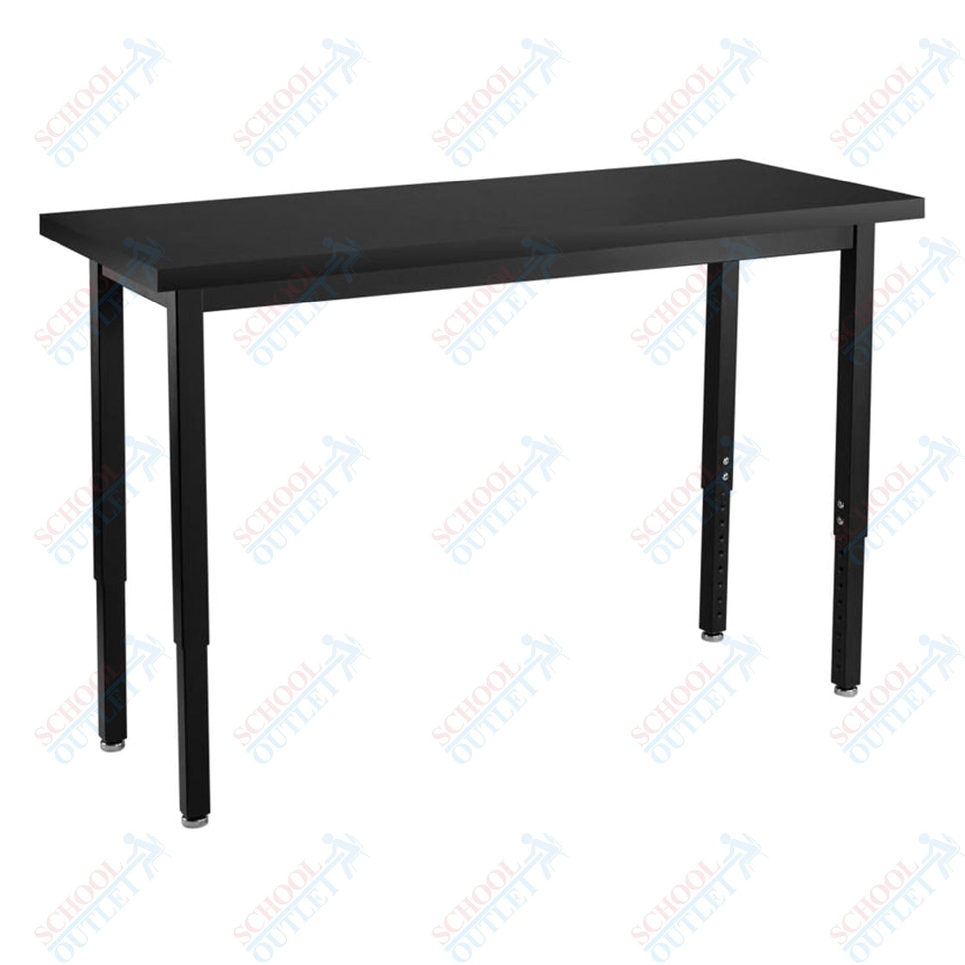 NPS Science Lab Table, 18" X 54", Steel Legs (National Public Seating NPS-SLT3-1854C) - SchoolOutlet