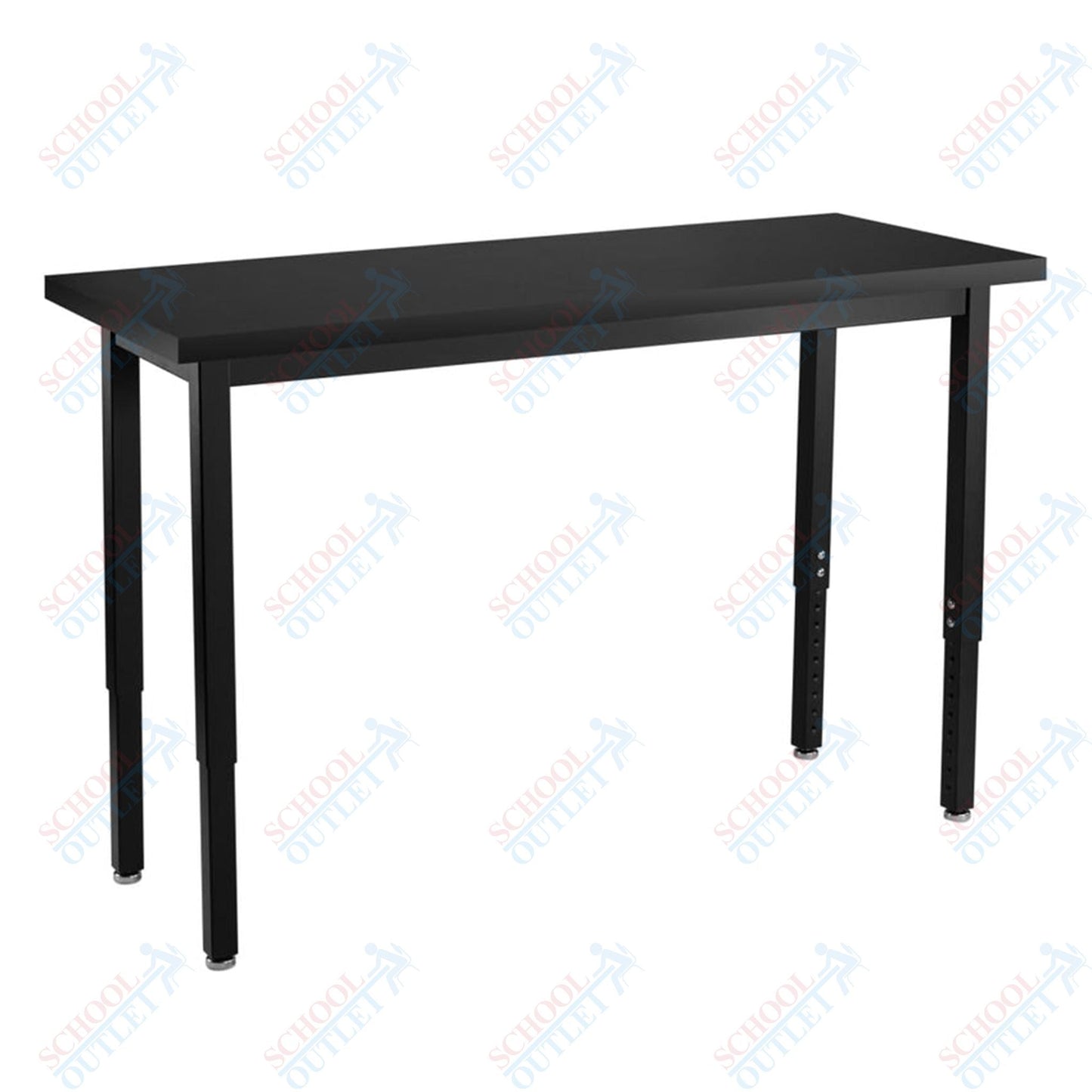 NPS Science Lab Table, 18" X 60", Steel Legs (National Public Seating NPS-SLT3-1860C) - SchoolOutlet