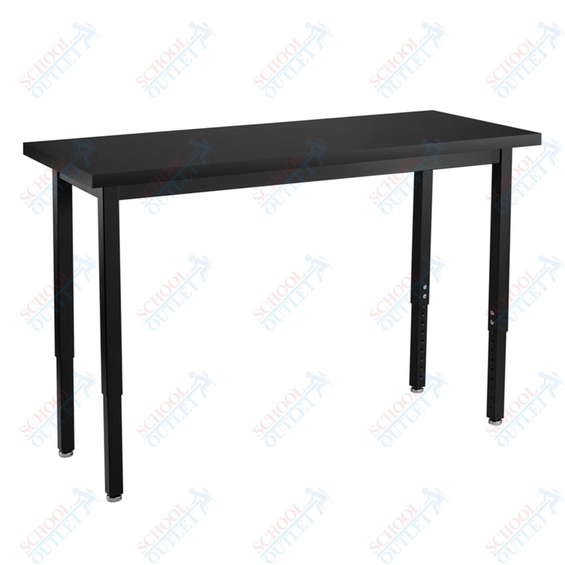 NPS Science Lab Table, 18" X 60", Steel Legs (National Public Seating NPS-SLT3-1860C) - SchoolOutlet