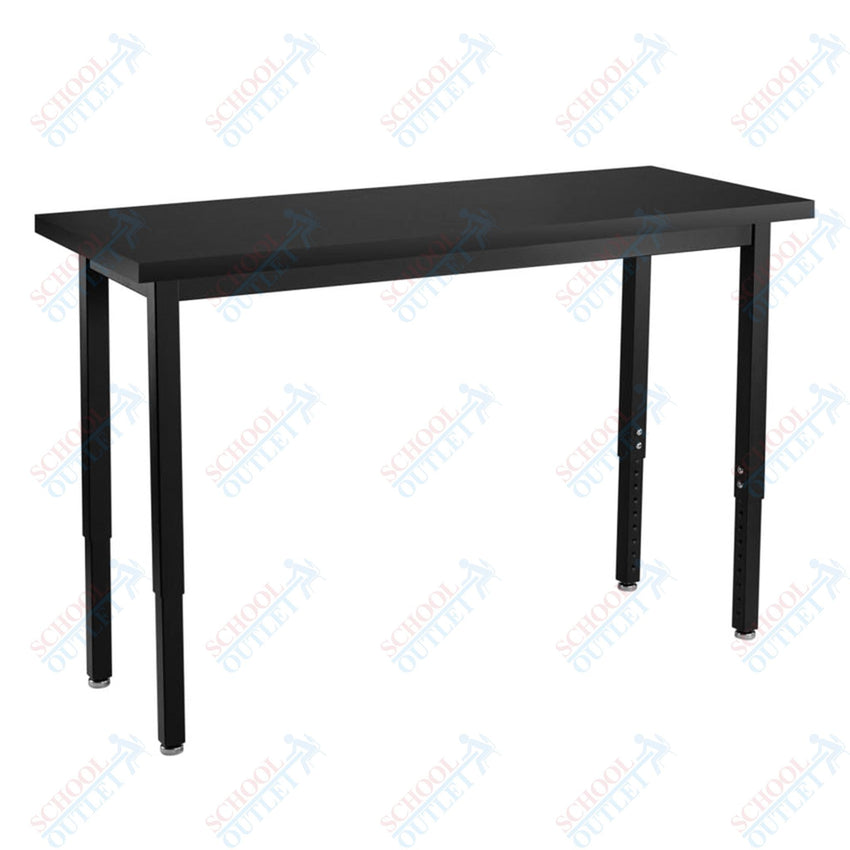 NPS Science Lab Table, 18" X 60", Steel Legs (National Public Seating NPS-SLT3-1860C) - SchoolOutlet