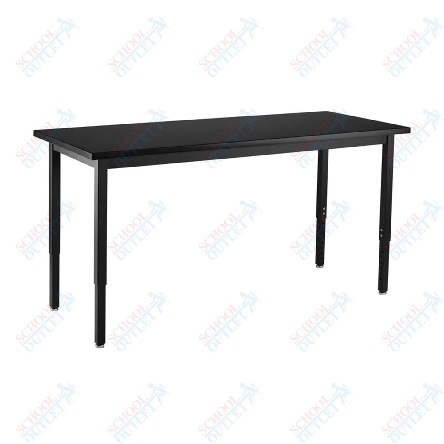 NPS Science Lab Table, 24" X 42", Steel Legs (National Public Seating NPS-SLT3-2442C) - SchoolOutlet