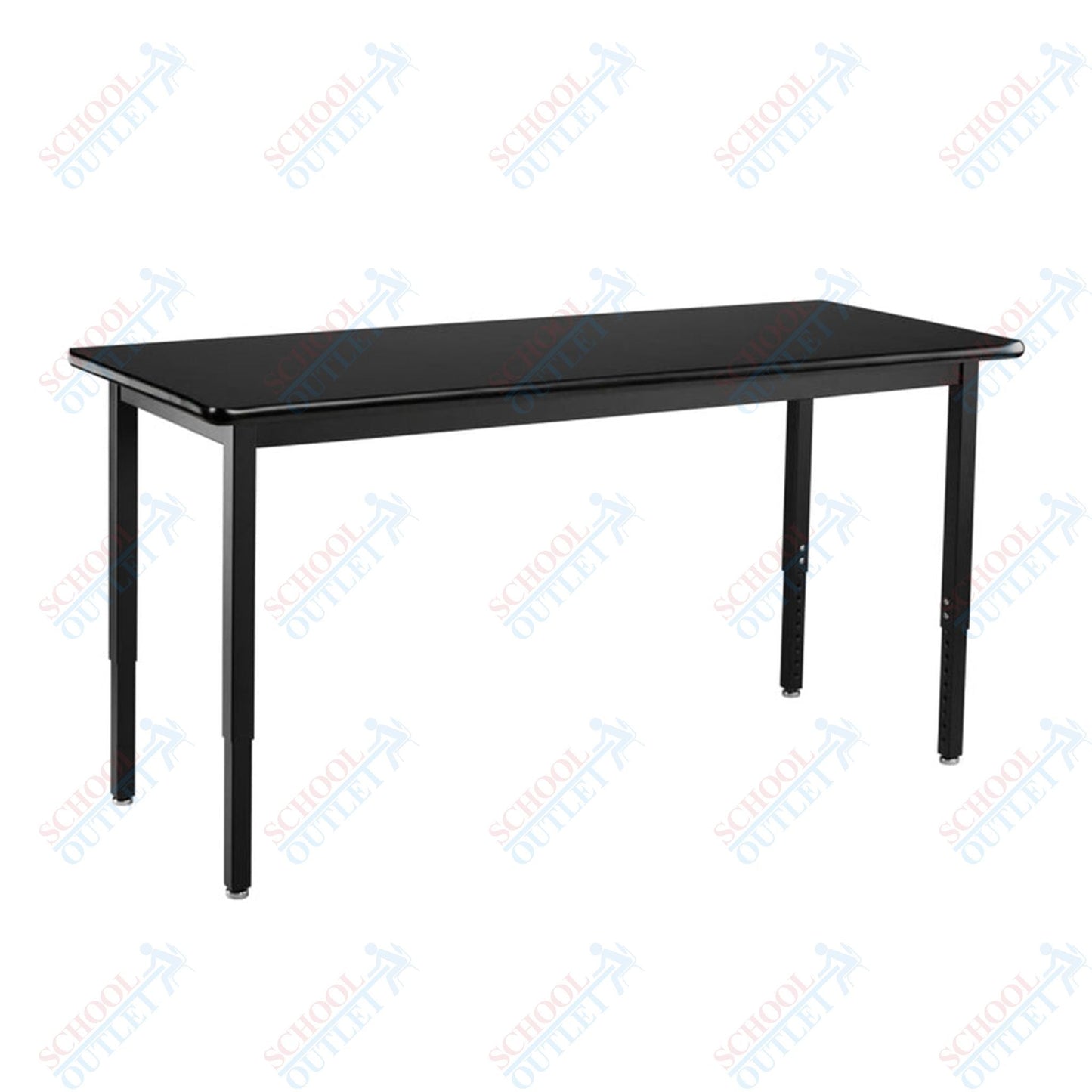 NPS Science Lab Table, 24" X 42", Steel Legs (National Public Seating NPS-SLT3-2442C) - SchoolOutlet