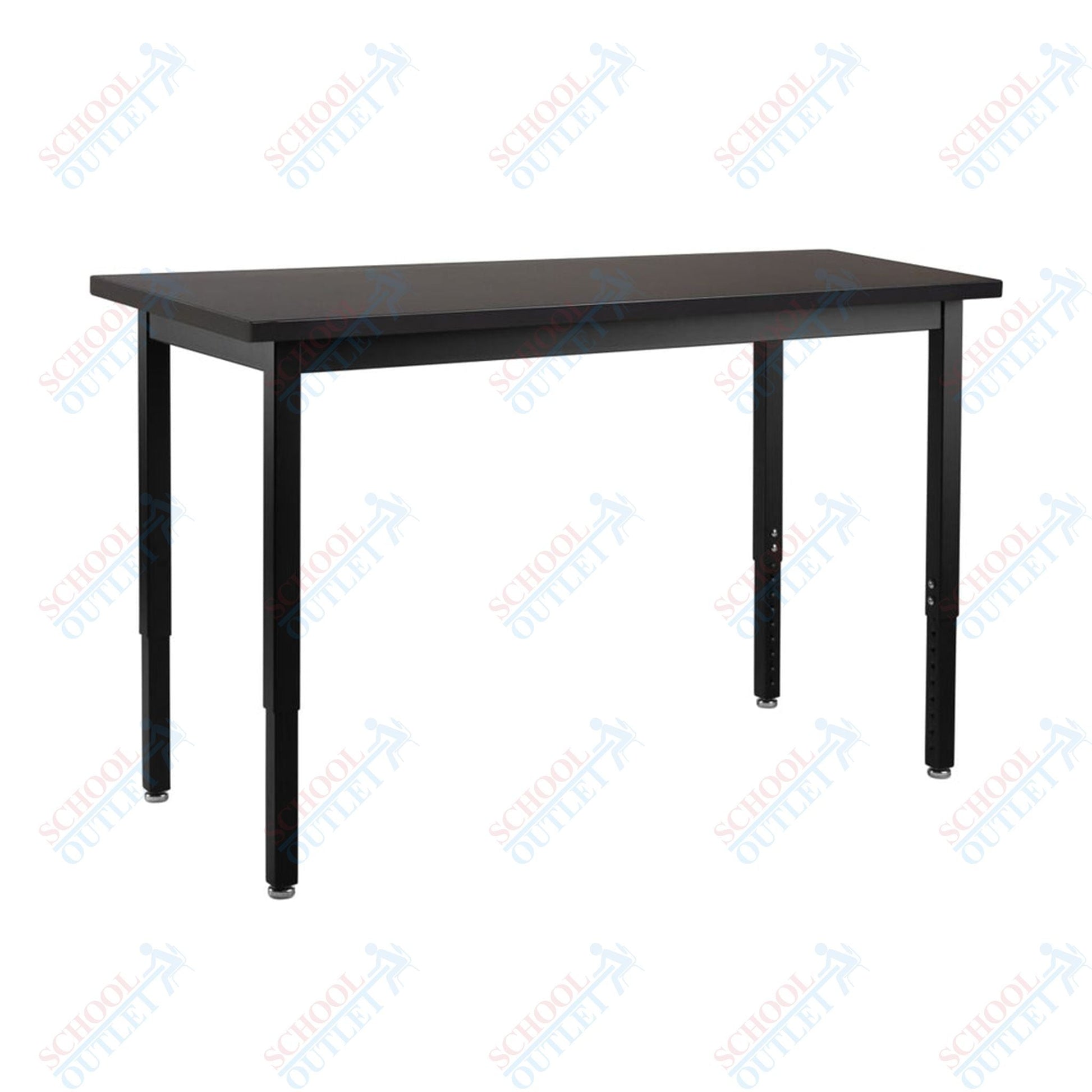 NPS Science Lab Table, 24" X 72", Steel Legs (National Public Seating NPS-SLT3-2472) - SchoolOutlet
