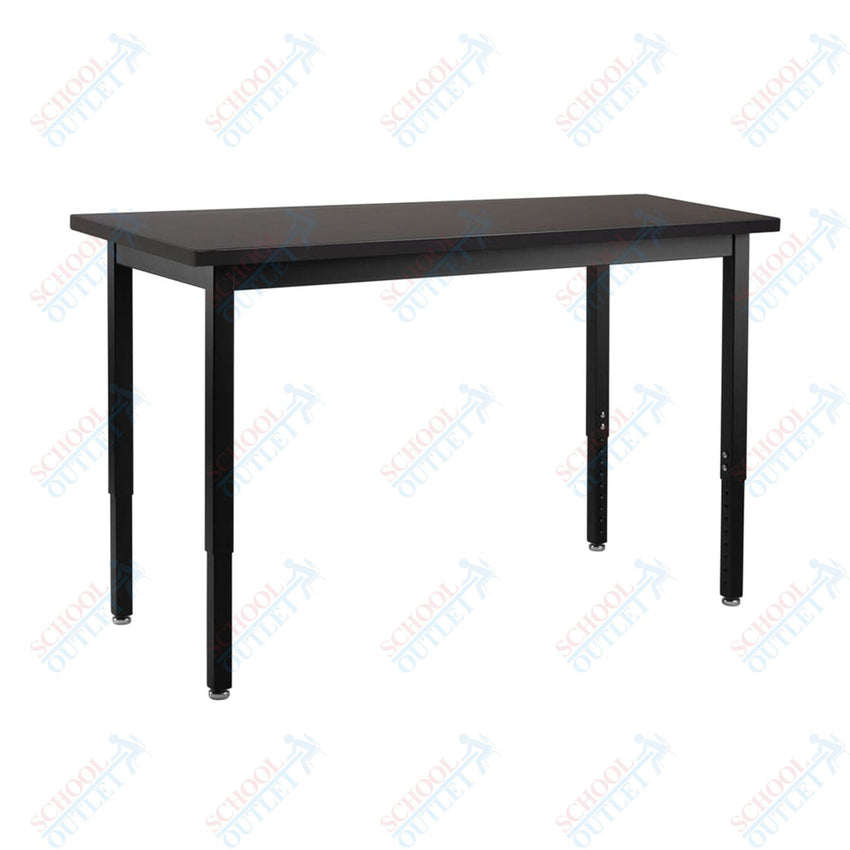NPS Science Lab Table, 24" X 72", Steel Legs (National Public Seating NPS-SLT3-2472) - SchoolOutlet