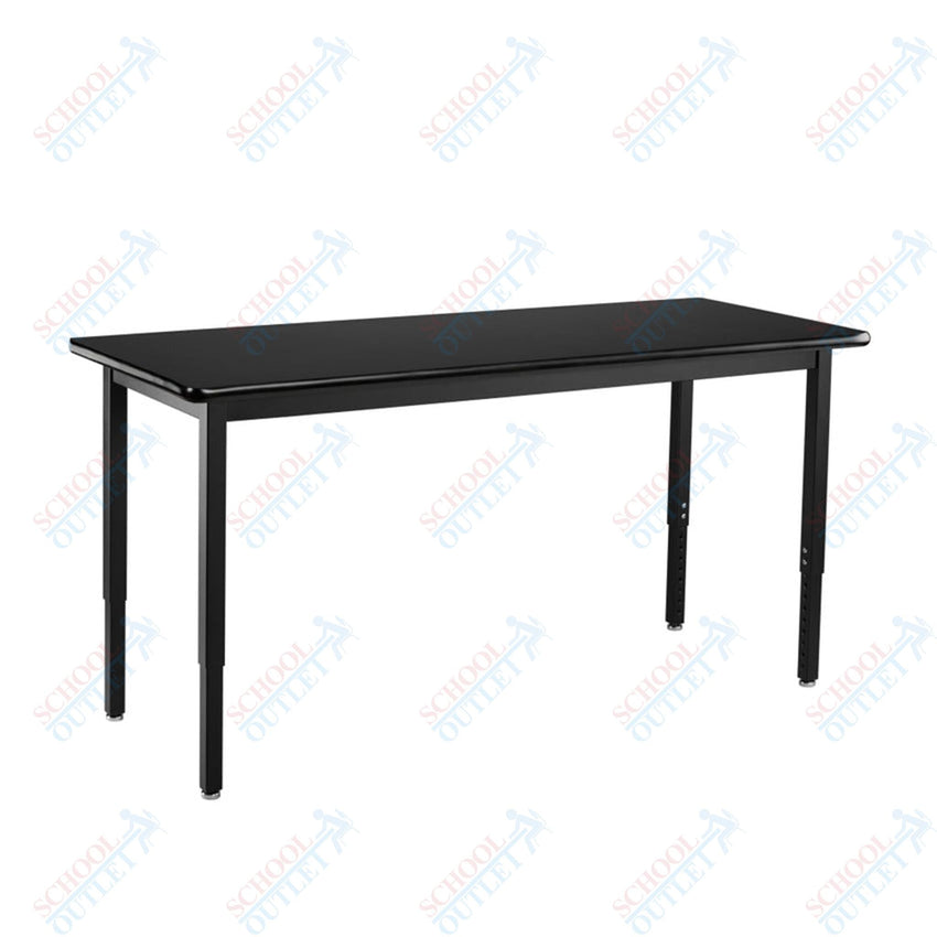 NPS Science Lab Table, 24" X 96", Steel Legs (National Public Seating NPS-SLT3-2496C) - SchoolOutlet