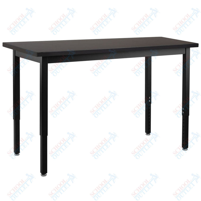 NPS Science Lab Table, 24" X 96", Steel Legs (National Public Seating NPS-SLT3-2496C) - SchoolOutlet