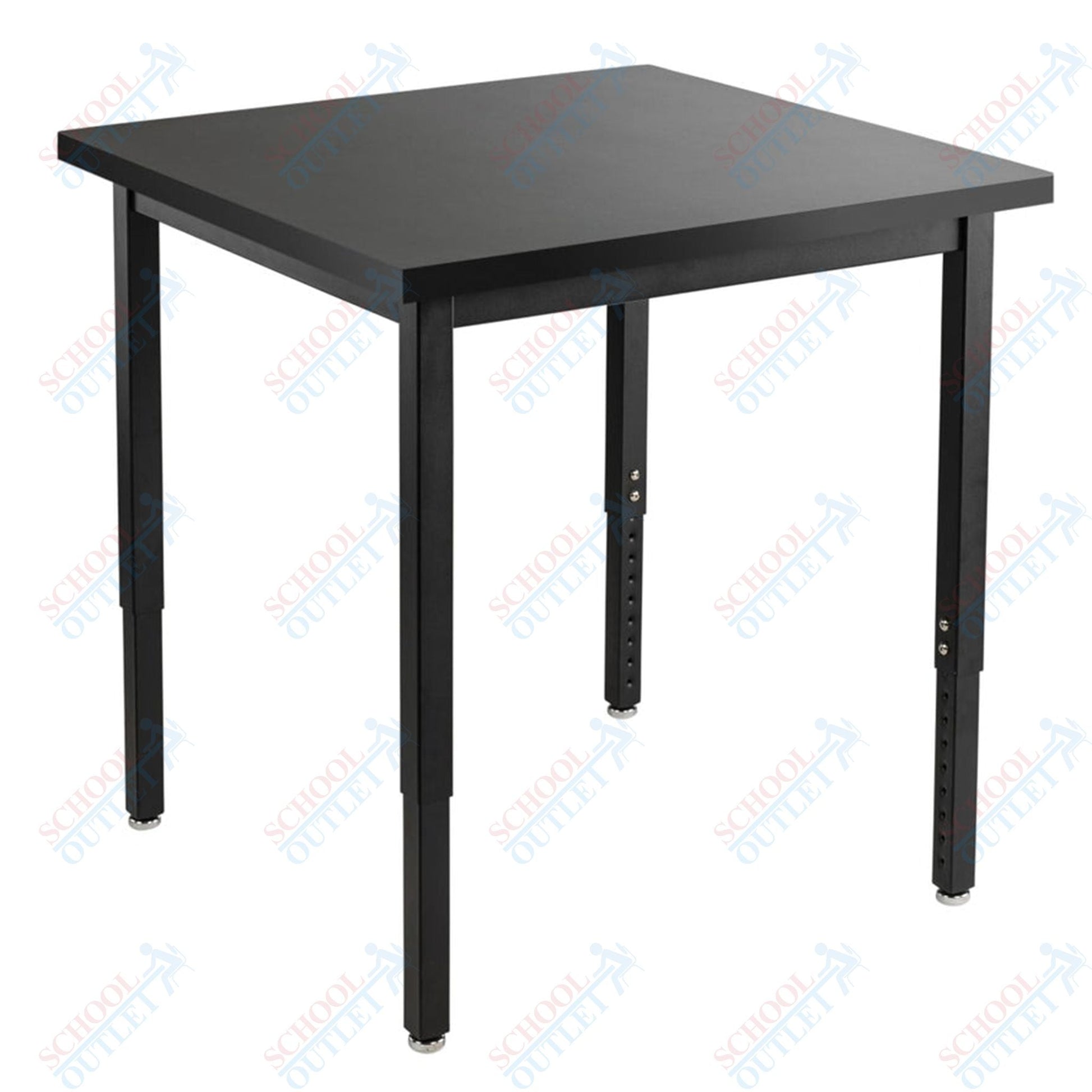 NPS Science Lab Table, 30" X 30", Steel Legs (National Public Seating NPS-SLT3-3030C) - SchoolOutlet