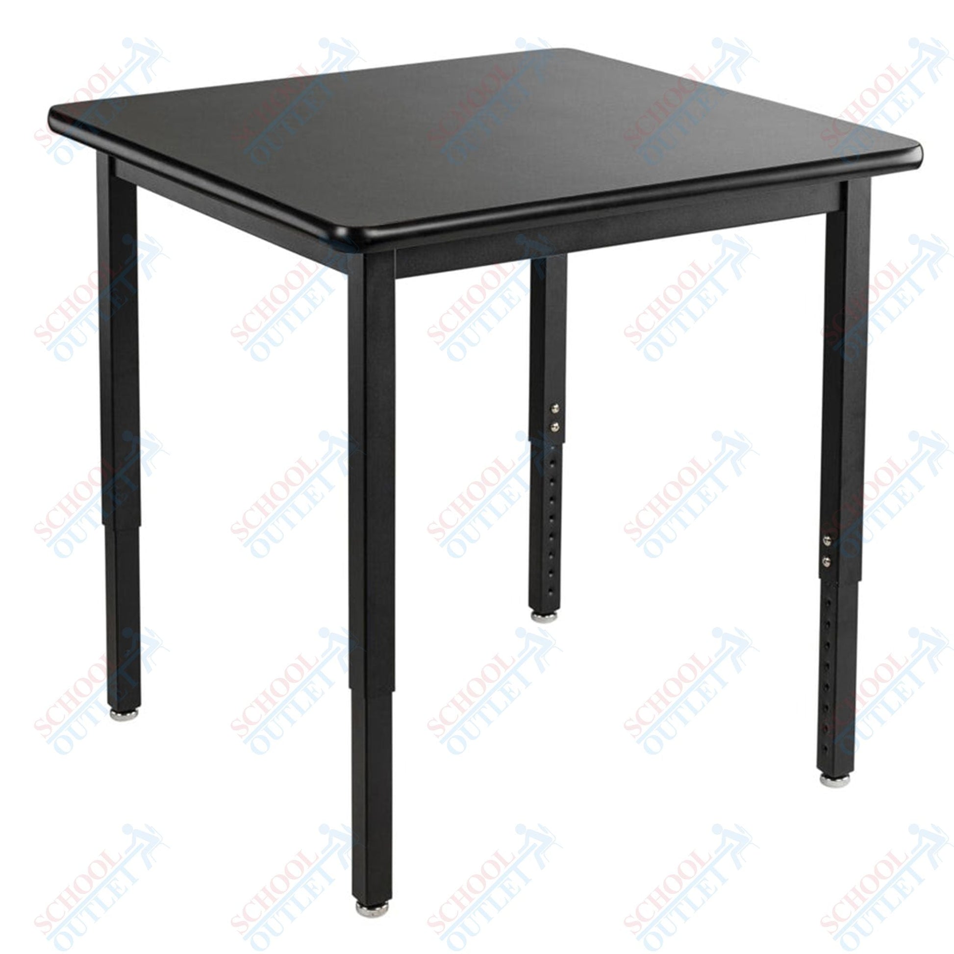 NPS Science Lab Table, 30" X 30", Steel Legs (National Public Seating NPS-SLT3-3030C) - SchoolOutlet