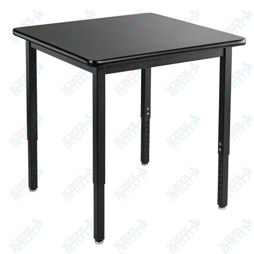 NPS Science Lab Table, 30" X 30", Steel Legs (National Public Seating NPS-SLT3-3030C) - SchoolOutlet