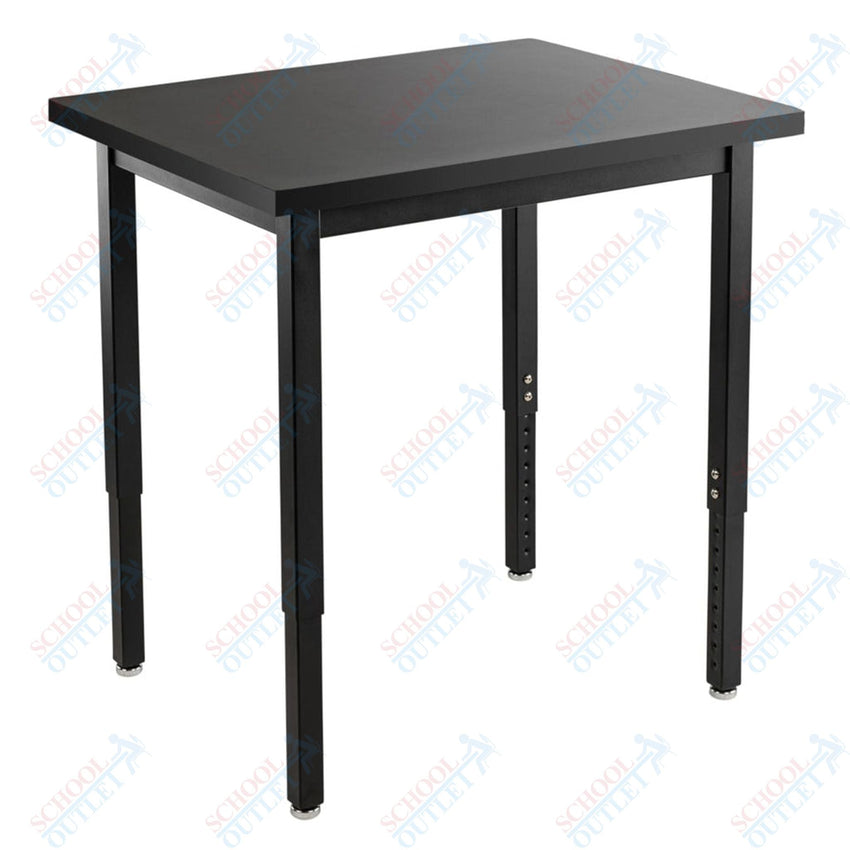 NPS Science Lab Table, 30" X 36", Steel Legs (National Public Seating NPS-SLT3-3036C) - SchoolOutlet