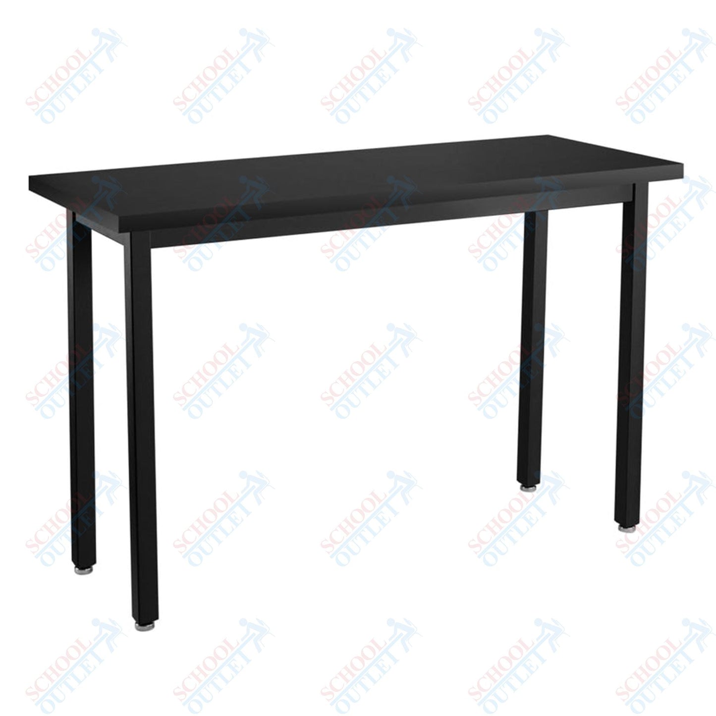 NPS Science Lab Table, 18" X 42", Steel Legs (National Public Seating NPS-SLT3-1842C) - SchoolOutlet