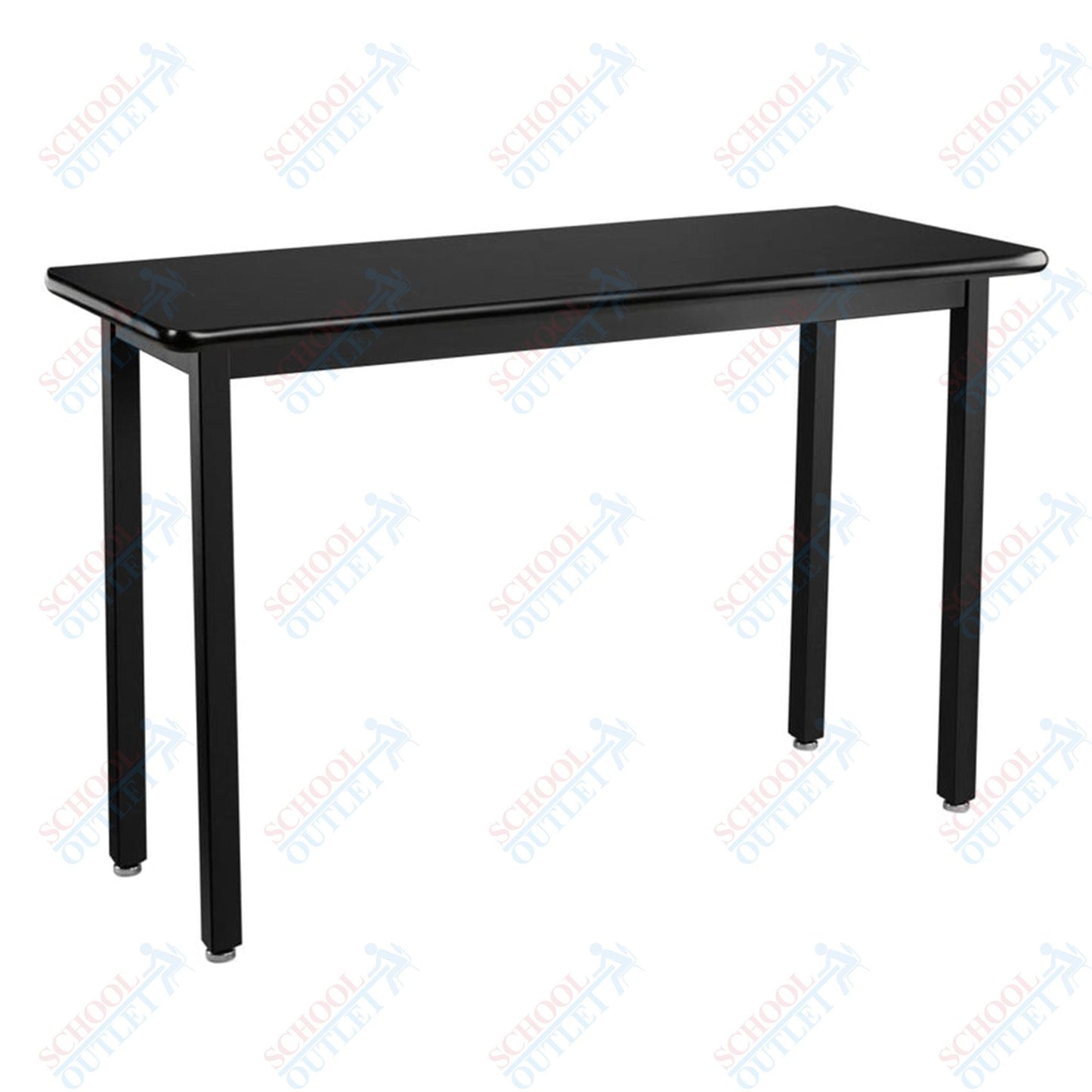NPS Science Lab Table, 18" X 42", Steel Legs (National Public Seating NPS-SLT3-1842C) - SchoolOutlet