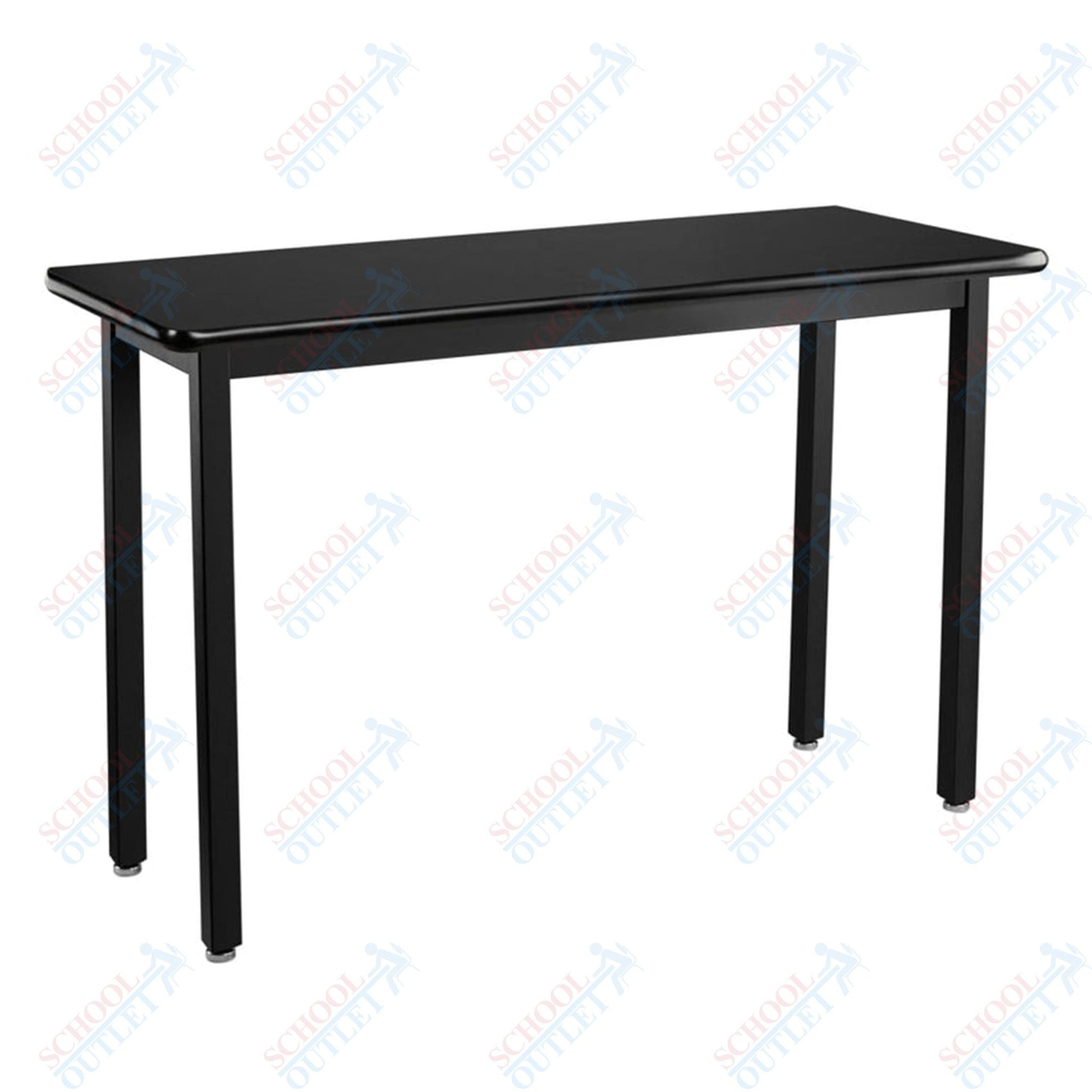 NPS Science Lab Table, 18" X 42", Steel Legs (National Public Seating NPS-SLT3-1842C) - SchoolOutlet