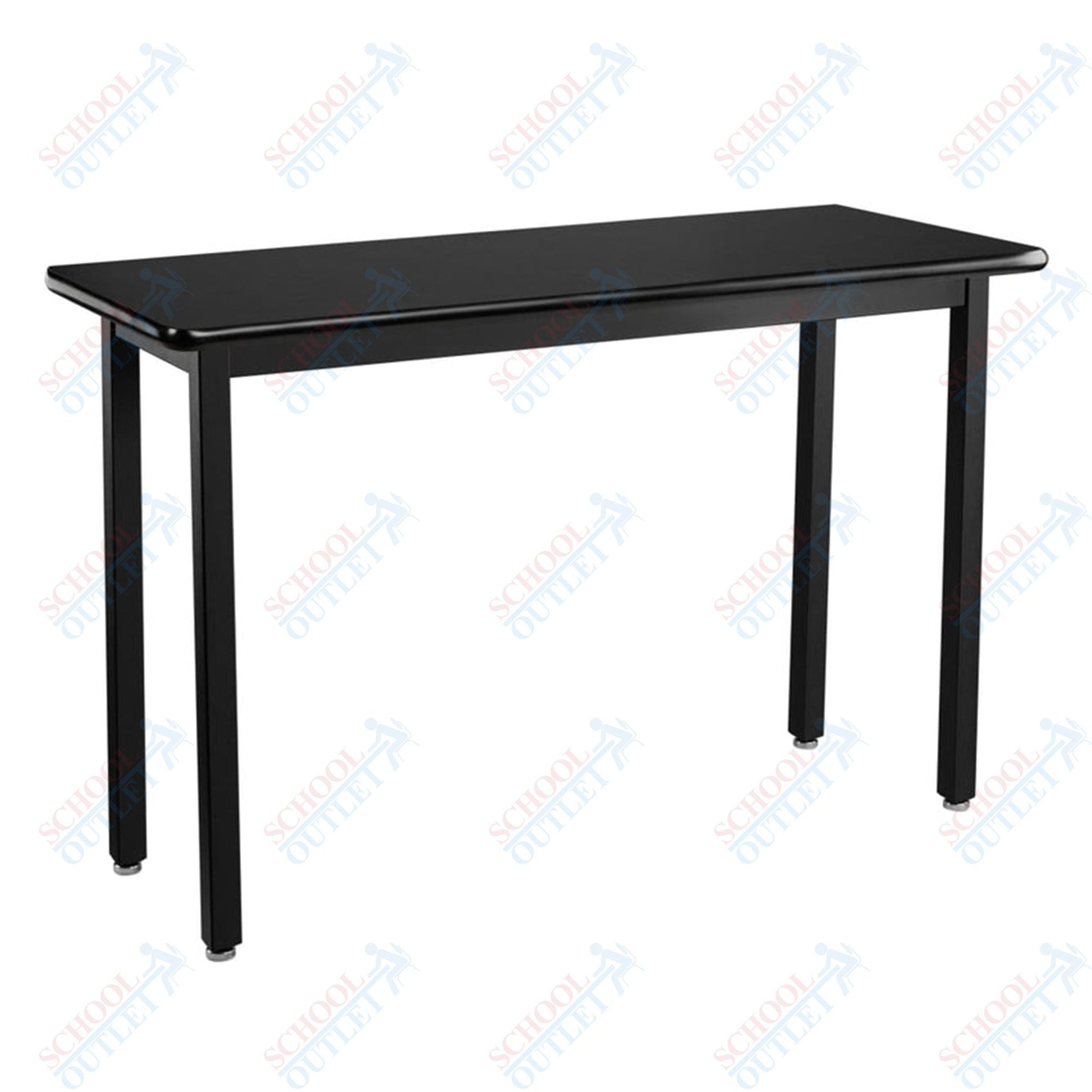 NPS Science Lab Table, 18" X 48", Steel Legs (National Public Seating NPS-SLT3-1848C) - SchoolOutlet