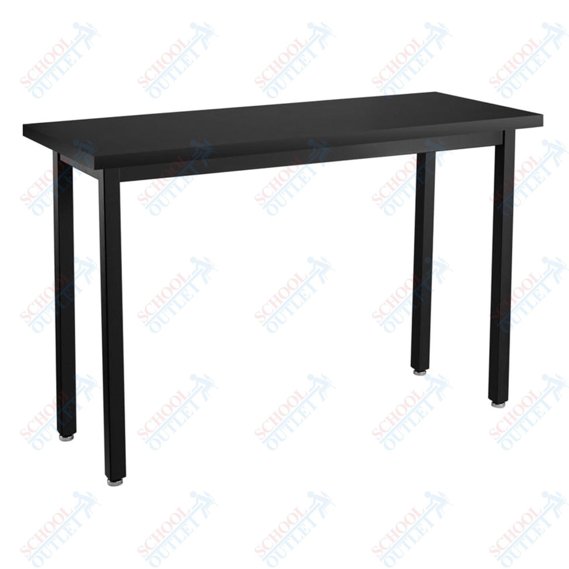 NPS Science Lab Table, 18" X 48", Steel Legs (National Public Seating NPS-SLT3-1848C) - SchoolOutlet