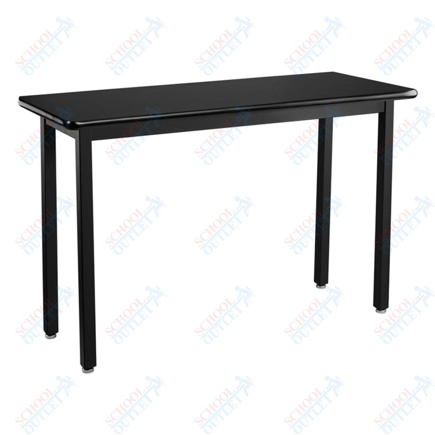 NPS Science Lab Table, 18" X 60", Steel Legs (National Public Seating NPS-SLT3-1860C) - SchoolOutlet