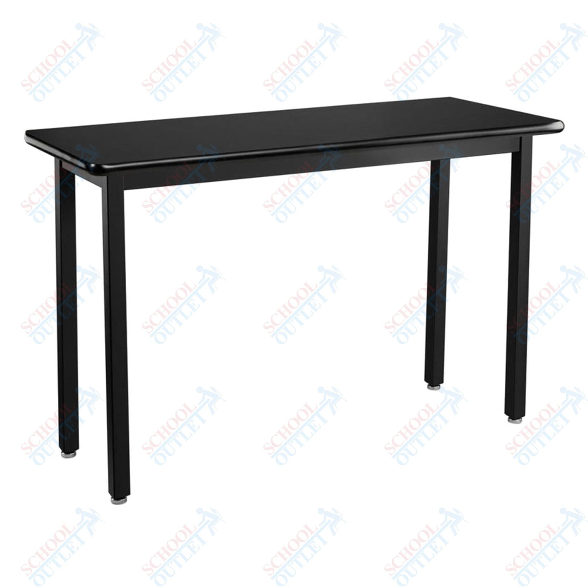 NPS Science Lab Table, 18" X 60", Steel Legs (National Public Seating NPS-SLT3-1860C) - SchoolOutlet